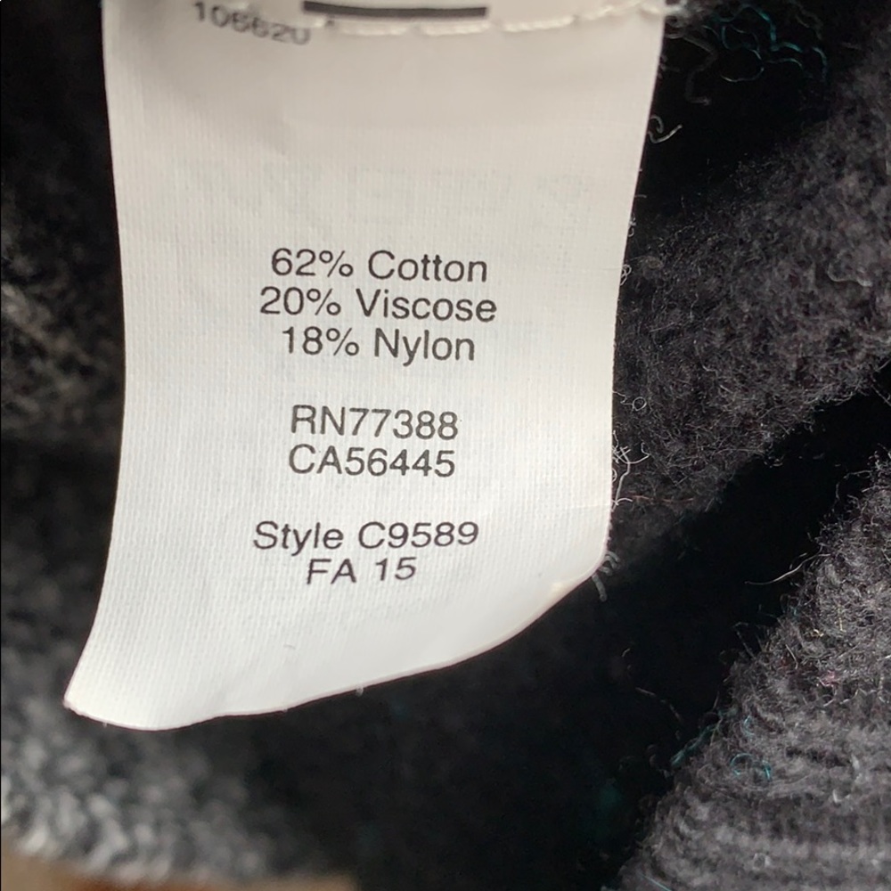 MADEWELL crew neck sweater black white high low - Picture 11 of 12